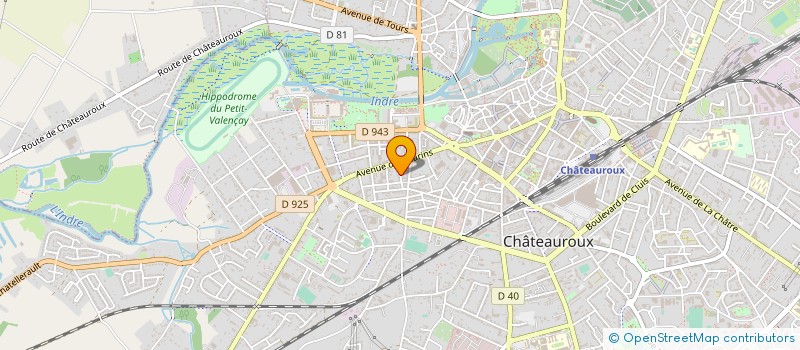 localisation de l'entreprise MONSIEUR CHRISTIAN SEBBAN à CHATEAUROUX