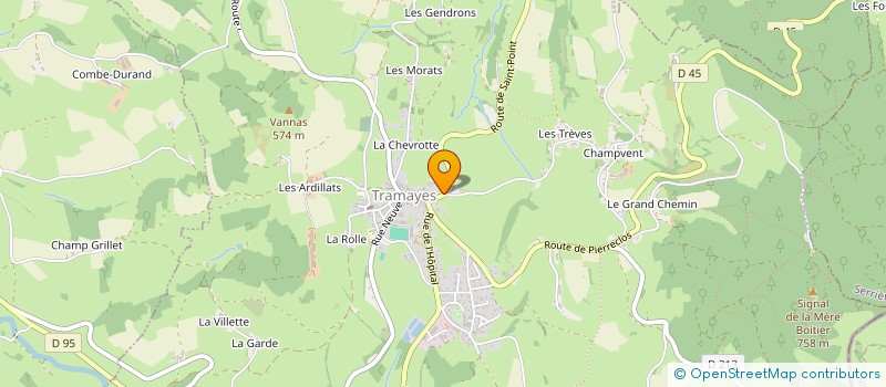 localisation de l'entreprise MONSIEUR CHRISTIAN SECCHI à TRAMAYES