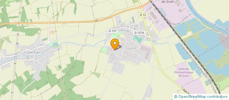 localisation de l'entreprise MONSIEUR CHRISTIAN SEDECIAS  GRON