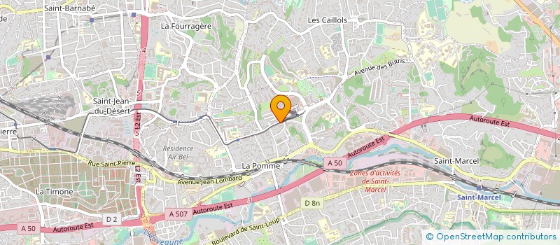 localisation de l'entreprise MONSIEUR CHRISTIAN SEGOUAT à MARSEILLE
