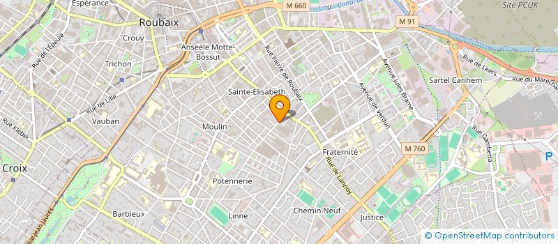 localisation de l'entreprise MONSIEUR CHRISTIAN SEGU  ROUBAIX