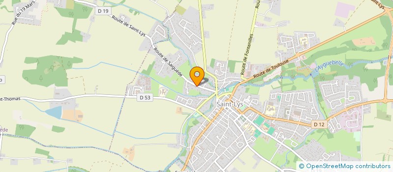 localisation de l'entreprise MONSIEUR CHRISTIAN SENTES  SAINT-LYS