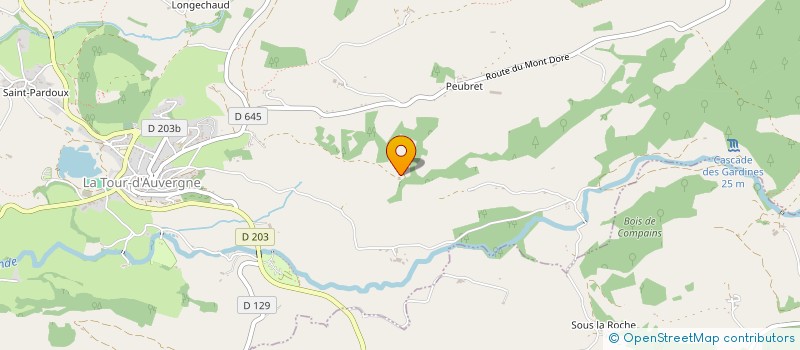 localisation de l'entreprise MONSIEUR CHRISTIAN SEPCHAT  CHASTREIX