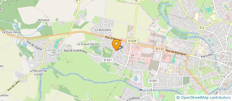 localisation de l'entreprise MONSIEUR CHRISTIAN SERAIS à CONDE-SUR-SARTHE