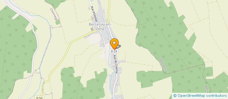 localisation de l'entreprise MONSIEUR CHRISTIAN SERBONT  BERCENAY-EN-OTHE