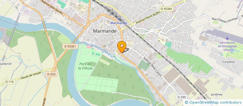 localisation de l'entreprise MONSIEUR CHRISTIAN SERE  MARMANDE