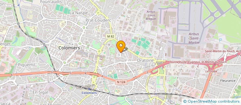 localisation de l'entreprise MONSIEUR CHRISTIAN SERRES à COLOMIERS