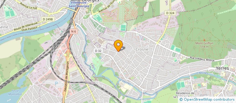 localisation de l'entreprise MONSIEUR CHRISTIAN SERY  CROSNE