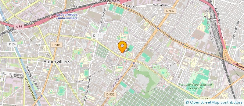 localisation de l'entreprise MONSIEUR CHRISTIAN SHAW à AUBERVILLIERS