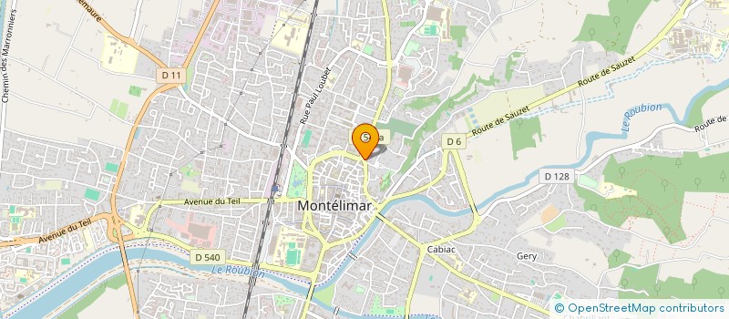 localisation de l'entreprise MONSIEUR CHRISTIAN SIBEUD  MONTELIMAR