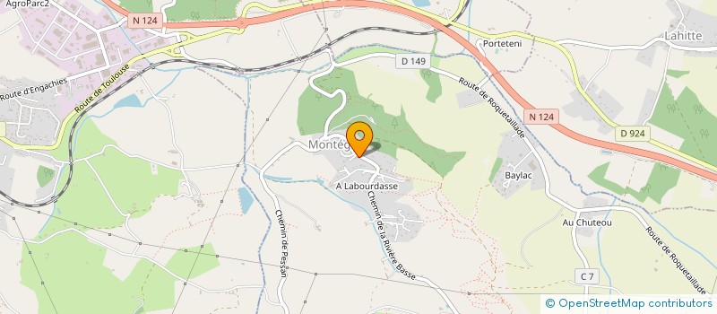 localisation de l'entreprise MONSIEUR CHRISTIAN SIEGLER à MONTEGUT