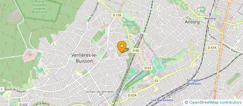 localisation de l'entreprise MONSIEUR CHRISTIAN SIFRE à VERRIERES-LE-BUISSON