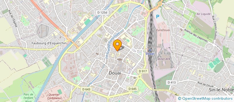 localisation de l'entreprise MONSIEUR CHRISTIAN SIMONCINI  DOUAI