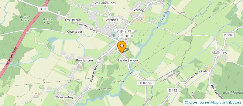 localisation de l'entreprise MONSIEUR CHRISTIAN SIMOND  SAVIGNY-EN-REVERMONT