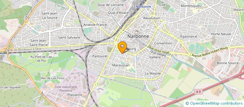 localisation de l'entreprise MONSIEUR CHRISTIAN SIRE  NARBONNE