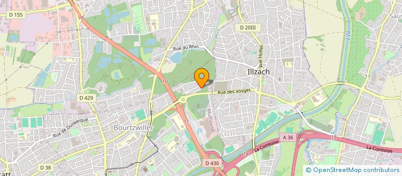 localisation de l'entreprise MONSIEUR CHRISTIAN SITTER  MULHOUSE