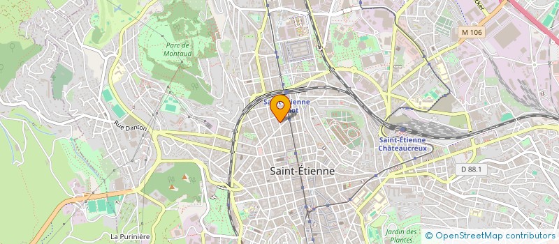 localisation de l'entreprise MONSIEUR CHRISTIAN SKUBICH  SAINT-ETIENNE