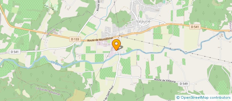 localisation de l'entreprise MONSIEUR CHRISTIAN SLIWINSKI  VALAURIE