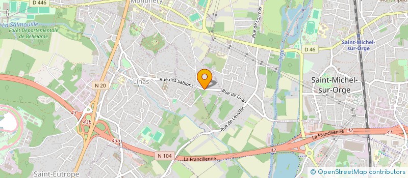 localisation de l'entreprise MONSIEUR CHRISTIAN SMITH à MONTLHERY