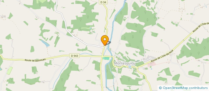 localisation de l'entreprise MONSIEUR CHRISTIAN SOELS  MONTESQUIOU