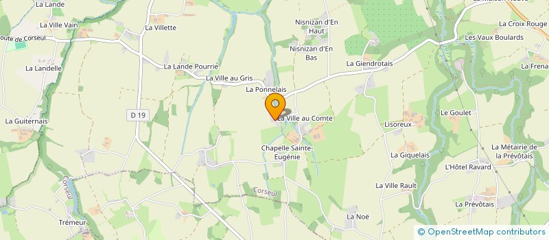 localisation de l'entreprise MONSIEUR CHRISTIAN SOHIER  CORSEUL