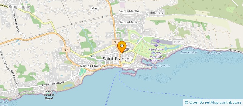 localisation de l'entreprise MONSIEUR CHRISTIAN SOLLIER à SAINT-FRANCOIS