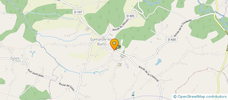 localisation de l'entreprise MONSIEUR CHRISTIAN SOMBRUN  GAMARDE-LES-BAINS