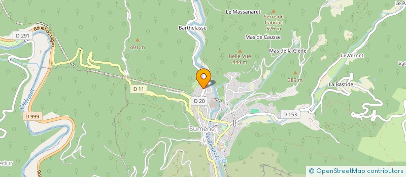 localisation de l'entreprise MONSIEUR CHRISTIAN SOPHIE  SUMENE