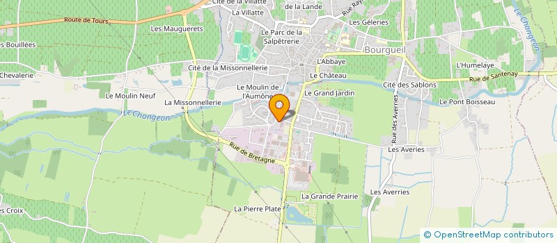 localisation de l'entreprise MONSIEUR CHRISTIAN SOUCHU  BOURGUEIL