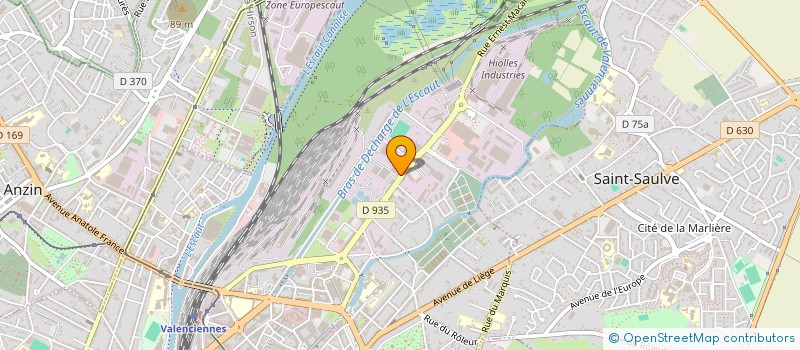 localisation de l'entreprise MONSIEUR CHRISTIAN SOUFFLET  VALENCIENNES