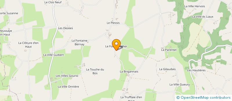 localisation de l'entreprise MONSIEUR CHRISTIAN SOULABAILLE à LE MENE