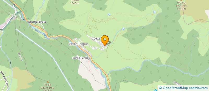 localisation de l'entreprise MONSIEUR CHRISTIAN SOULARD  CETTE-EYGUN