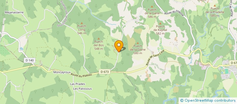 localisation de l'entreprise MONSIEUR CHRISTIAN SOULHOL  SOUSCEYRAC-EN-QUERCY