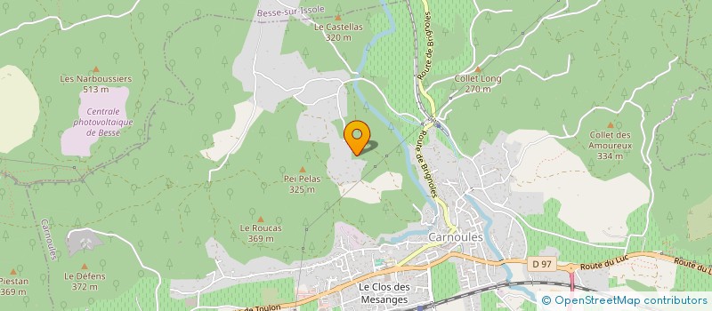 localisation de l'entreprise MONSIEUR CHRISTIAN SOUPAULT à CARNOULES