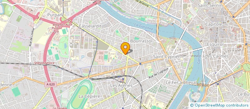 localisation de l'entreprise MONSIEUR CHRISTIAN SOUQUE à TOULOUSE