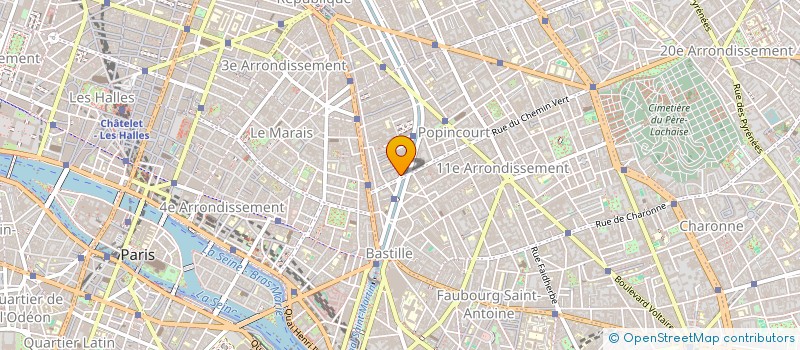 localisation de l'entreprise MONSIEUR CHRISTIAN SOUQUE  PARIS