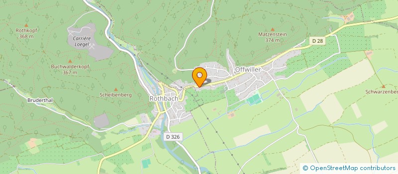 localisation de l'entreprise MONSIEUR CHRISTIAN SPACH  OFFWILLER