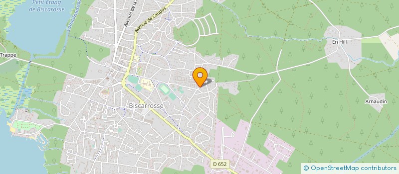 localisation de l'entreprise MONSIEUR CHRISTIAN SPAGGIARI  BISCARROSSE