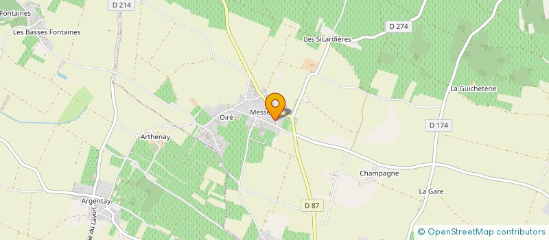 localisation de l'entreprise MONSIEUR CHRISTIAN SPITZER  VAUDELNAY