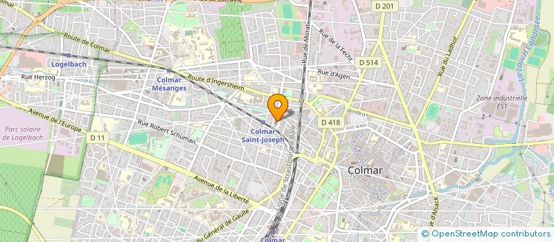 localisation de l'entreprise MONSIEUR CHRISTIAN STARCK  COLMAR