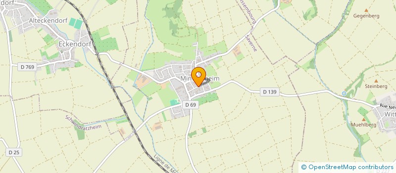 localisation de l'entreprise MONSIEUR CHRISTIAN STEINMETZ  MINVERSHEIM