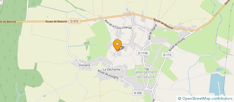 localisation de l'entreprise MONSIEUR CHRISTIAN STEPHAN  LABERGEMENT-LES-SEURRE