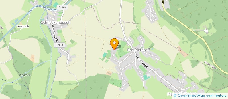 localisation de l'entreprise MONSIEUR CHRISTIAN STEPHAN  BROUDERDORFF