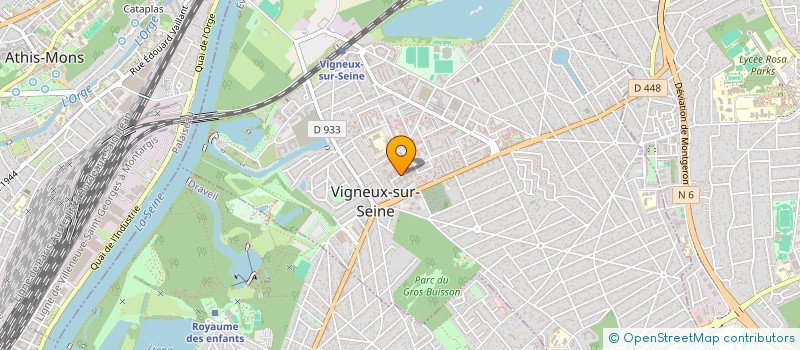 localisation de l'entreprise MONSIEUR CHRISTIAN STEVE DOUMBE LOBE à VIGNEUX-SUR-SEINE