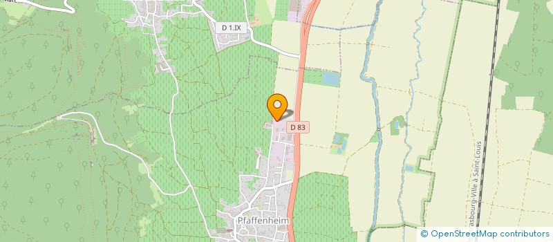 localisation de l'entreprise MONSIEUR CHRISTIAN STOFFEL  PFAFFENHEIM