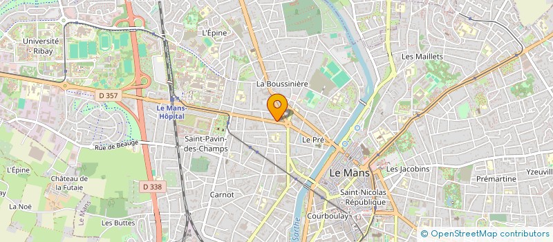 localisation de l'entreprise MONSIEUR CHRISTIAN STRINA à LE MANS