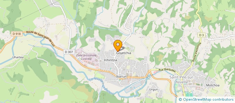 localisation de l'entreprise MONSIEUR CHRISTIAN STURTZ à SAINT-PEE-SUR-NIVELLE