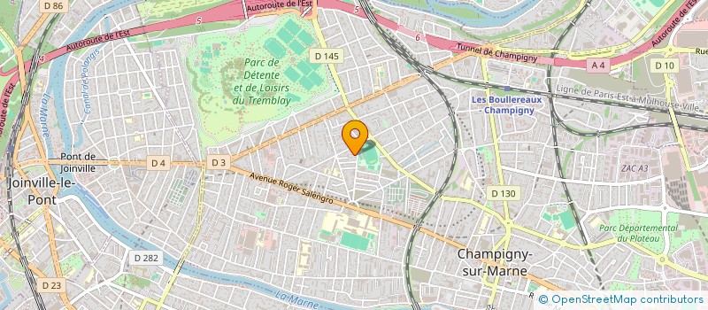 localisation de l'entreprise MONSIEUR CHRISTIAN SUBERCHICOT à CHAMPIGNY-SUR-MARNE