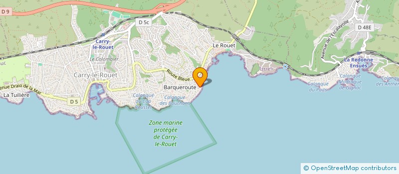 localisation de l'entreprise MONSIEUR CHRISTIAN SUBRINI à CARRY-LE-ROUET
