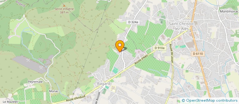 localisation de l'entreprise MONSIEUR CHRISTIAN SULIS  BAGARD